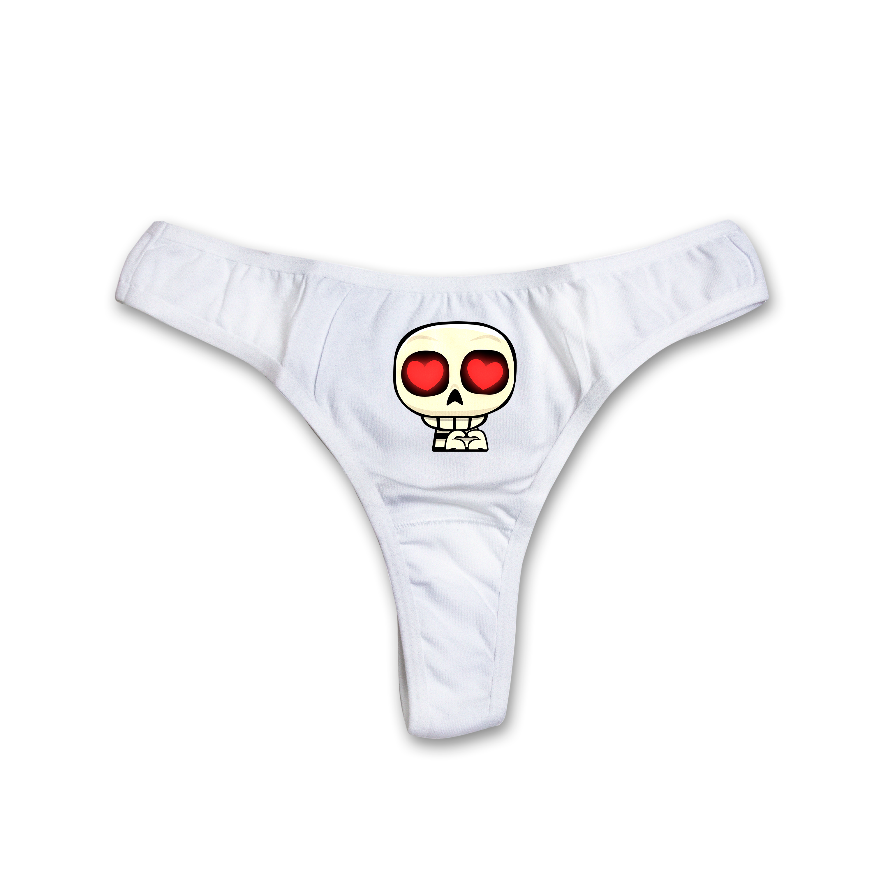 "Love Skeleton" thongs