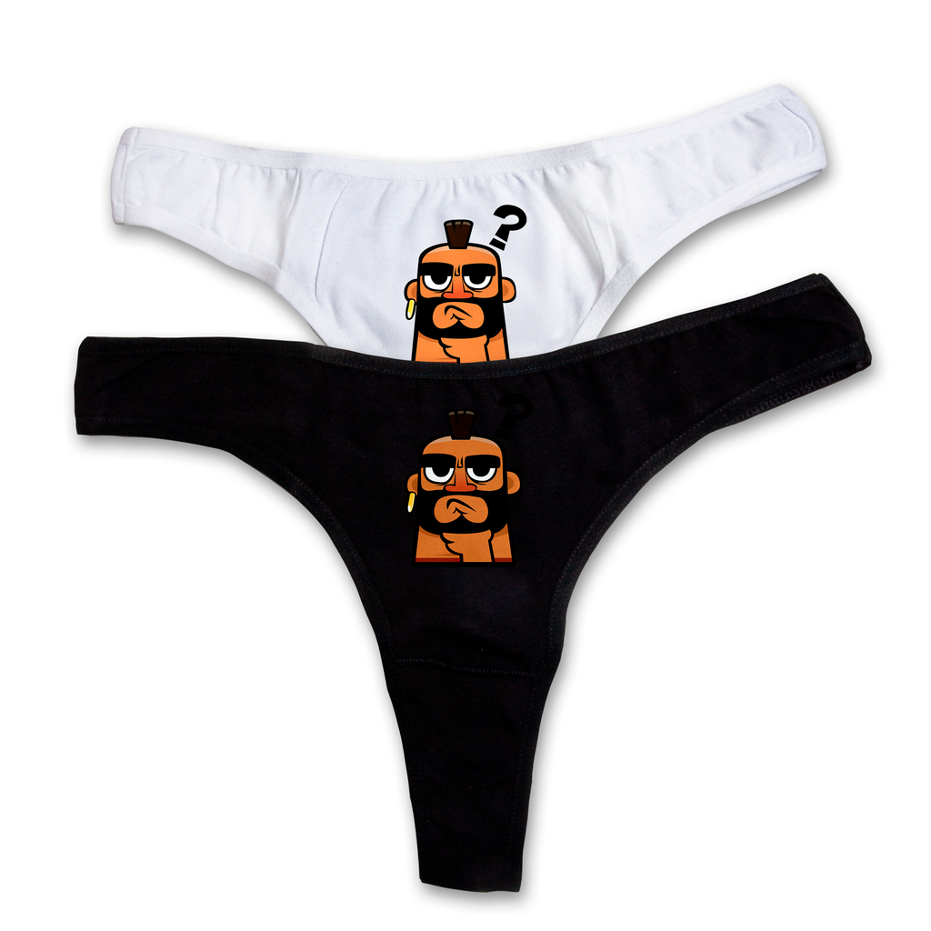 "Think Hog" thongs