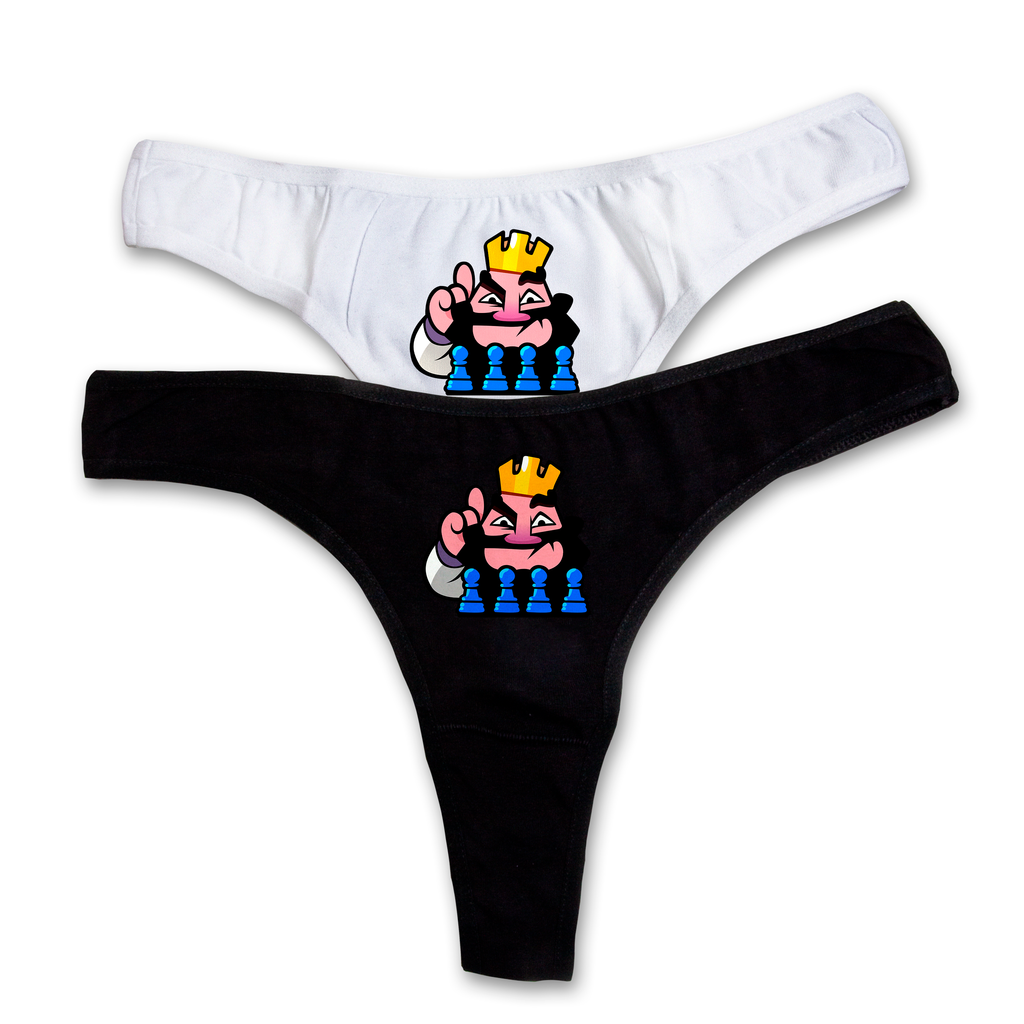 "King Chess" thongs