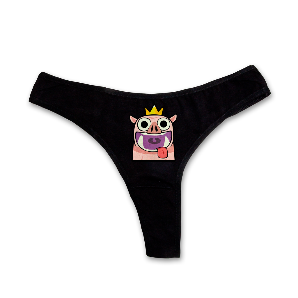 "Royale pig" thongs