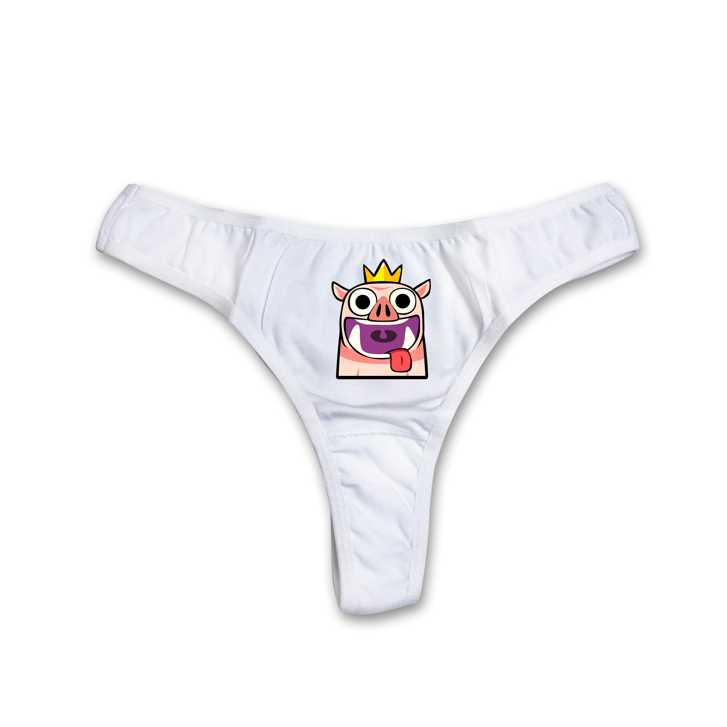 "Royale pig" thongs