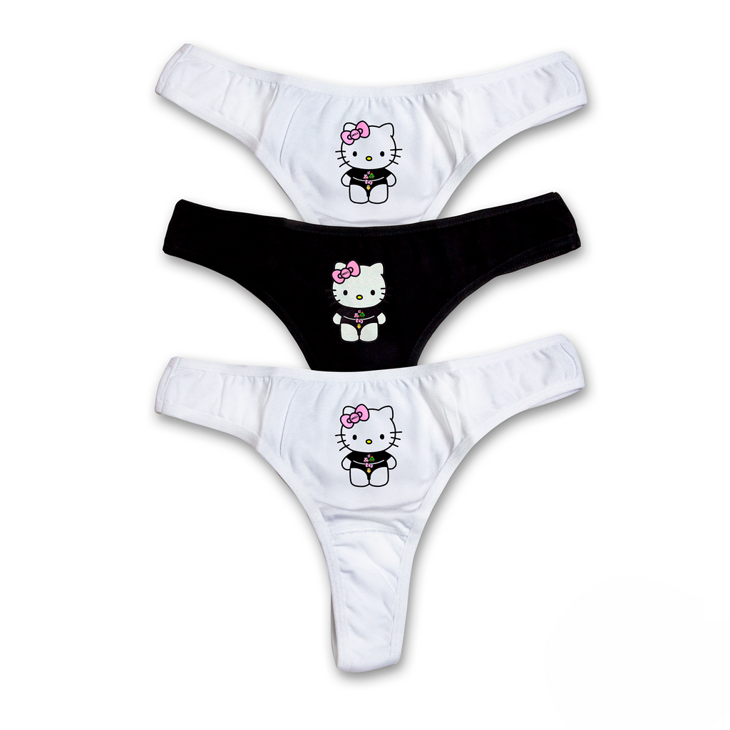 Drip Kitty thongs