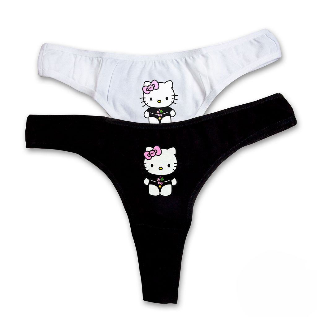 Drip Kitty thongs
