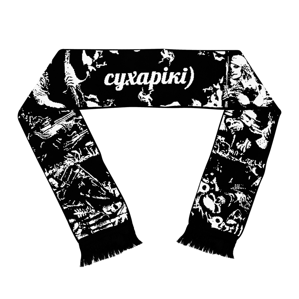 Scarf "Badass Skeletons"